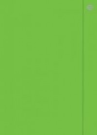 Teczka z gumką A4+ Fluo zielona - zdjęcie produktu