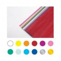 Bibuła gładka 12 kolorów (5szt) - zdjęcie produktu