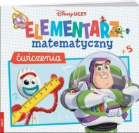 Disney uczy mix Elementarz matematyczny - okładka książki