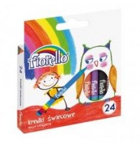Kredki świecowe 24 kolory FIORELLO - zdjęcie produktu
