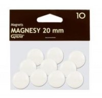 Magnes 20mm biały 10szt GRAND - zdjęcie produktu