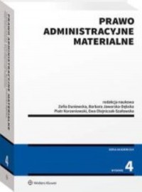 Prawo administracyjne materialne - okładka książki