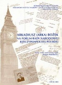 Arkadiusz (Arka) Bożek na forum - okładka książki