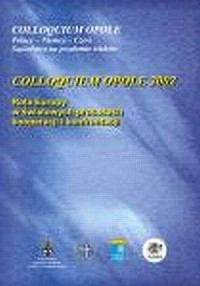 Colloquium Opole 2002. Rola Europy - okładka książki