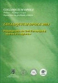 Colloquium Opole 2003. Przystąpienie - okładka książki