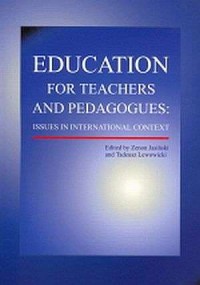 Education for Teachers and Pedagogues: - okładka książki