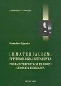 Immaterializm: epistemologia i - okładka książki