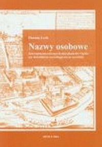 Nazwy osobowe dziewiętnastowiecznych - okładka książki