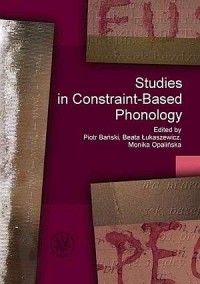 Studies in Constraint-based Phonology - okładka książki