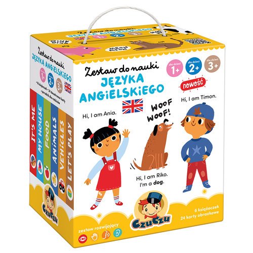 Mówiące Książki Do Nauki Angielskiego CzuCzu Zestaw do nauki języka angielskiego dla dzieci 1, 2, 3