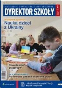 Dyrektor Szkoły 6/2022 - okładka książki