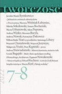 Twórczość 7-8/2022 - okładka książki