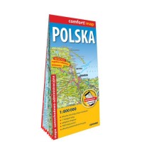 Comfort! map Polska 1:800 000 w.2022 - okładka książki