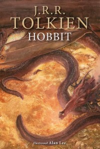 Hobbit Wersja ilustrowana - okładka książki