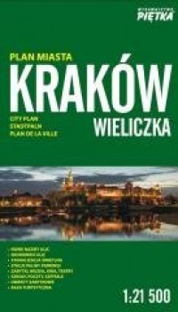 Kraków,Wieliczka 1:21 500 plan - okładka książki
