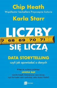 Liczby się liczą. Data storytelling, - okładka książki