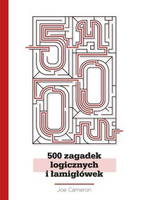500 zagadek logicznych i łamigłówek - okładka książki