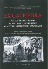 Ex cathedra. Polscy profesorowie - okładka książki