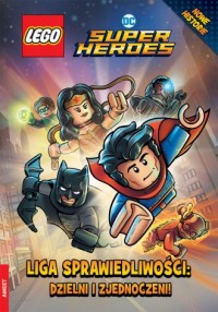 Lego DC comics Liga sprawiedliwości - okładka książki
