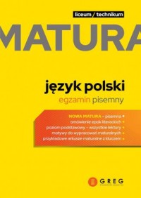 Matura - język polski - egzamin - okładka podręcznika