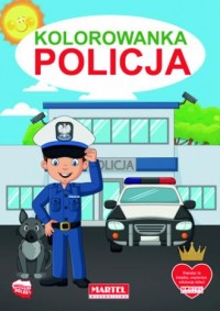 Policja. Kolorowanka - okładka książki