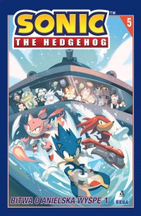 Sonic the Hedgehog 5. Bitwa o Anielską - okładka książki