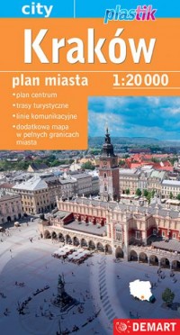 Kraków 1:20 000 mapa samochodowa - okładka książki