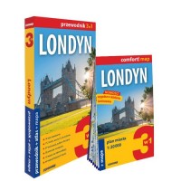 Londyn 3w1 przewodnik + atlas + - okładka książki