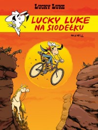 Lucky Luke na siodełku - okładka książki