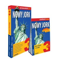 Nowy Jork 3w1 przewodnik + atlas - okładka książki