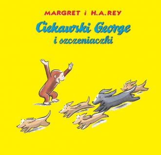 Ciekawski George i szczeniaczki - okładka książki