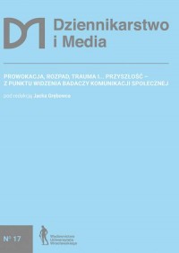 Dziennikarstwo i Media  17. Prowokacja, - okładka książki