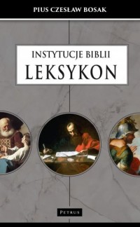 Instytucje Biblii Leksykon - okładka książki