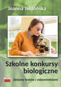 Szkolne konkursy biologiczne - okładka podręcznika
