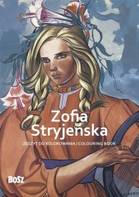 Zofia Stryjeńska - zeszyt do kolorowania - okładka książki