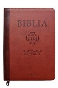 Biblia pierwszego Kościoła kasztanowa - okładka książki