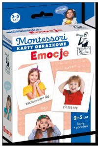 Montessori. Karty obrazkowe Emocje - okładka książki