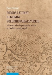 Pogoda i klimat regionów południowobałtyckich - okładka książki