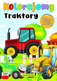 Traktory. Kolorujemy - okładka książki