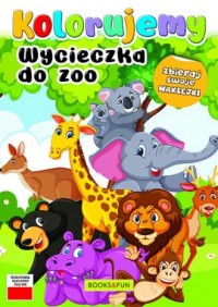 Wycieczka do zoo. Kolorujemy - okładka książki