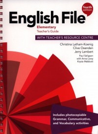 English File Fourth Edition Elementary - okładka podręcznika
