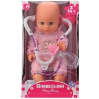 Lalka Bambolina sikająca Doktor - zdjęcie zabawki, gry