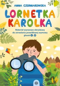 Lornetka Karolka. Materiał wyrazowo-obrazkowy - okładka książki