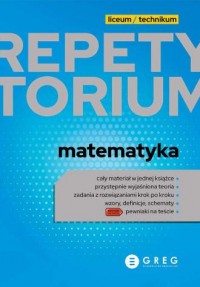 Matematyka Repetytorium 2023. Liceum - okładka podręcznika
