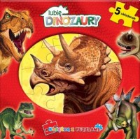 Moje Dinozaury. Książka z puzzlami - okładka książki