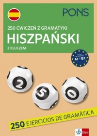 250 ćwiczeń z gramatyki hiszpańskiej - okładka podręcznika