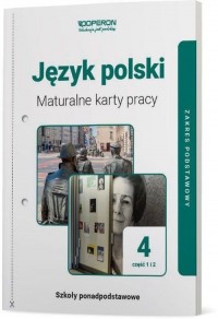 Język polski maturalne karty pracy - okładka podręcznika