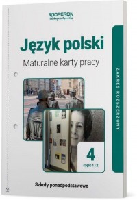 Język polski  maturalne karty pracy - okładka podręcznika