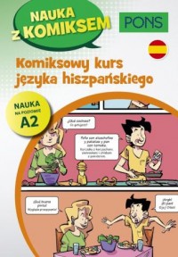 Komiksowy kurs języka hiszpańskiego. - okładka podręcznika