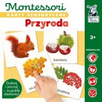 Montessori. Karty Sensoryczne. - okładka książki